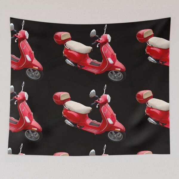 Item preview, Really Red Super Scooter on Beaut Black designed and sold by KazM.