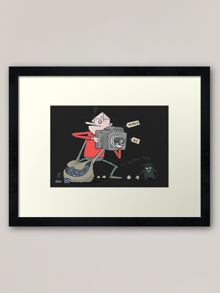 Alternate view of Pentaxian photographer Framed Art Print