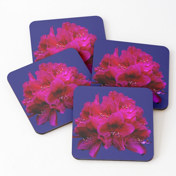 Item preview, Rhododendron on phantom blue background designed and sold by Alternative Perspectives.