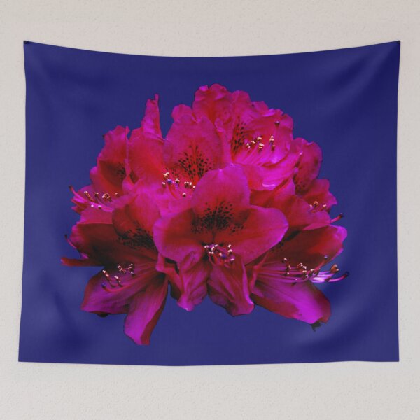 Item preview, Rhododendron on phantom blue background designed and sold by Alternative Perspectives.