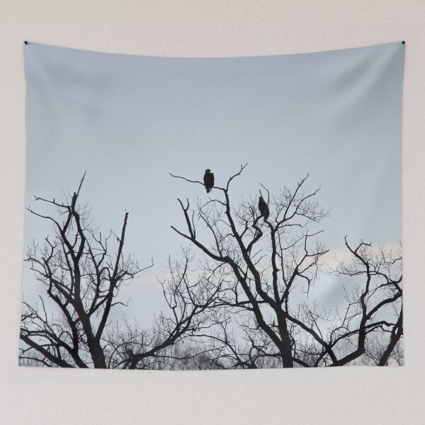 Item preview, Pair of Bald Eagles keeping watch designed and sold by Susie Kramer.