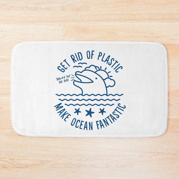 Item preview, Get Rid Of Plastic Make Ocean Fantastic Eco-Friendly Dolphin designed and sold by hadicazvysavaca.