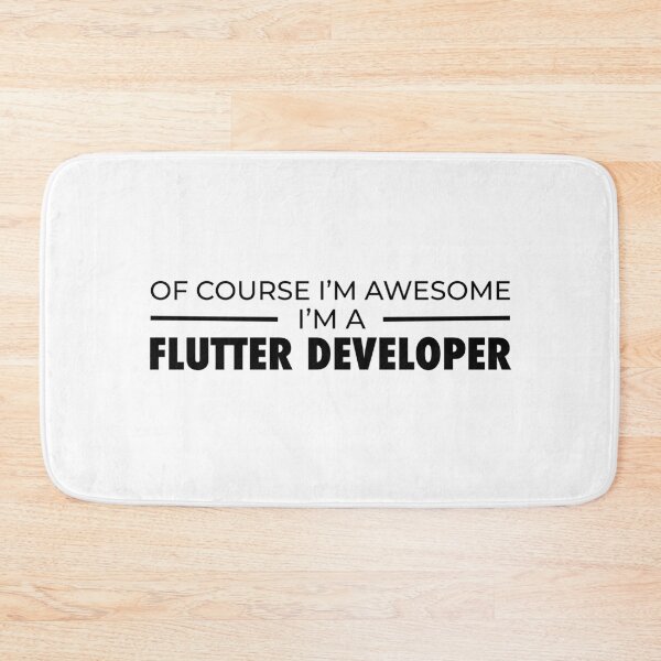 Item preview, Of course I'm awesome I'm a Flutter developer designed and sold by ErenStream.
