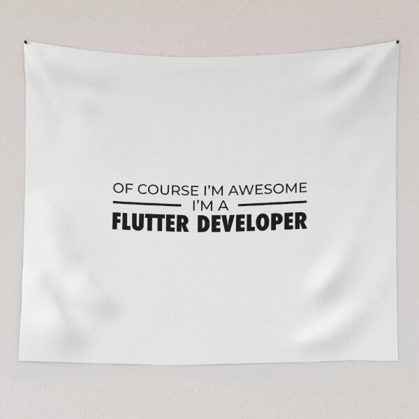 Item preview, Of course I'm awesome I'm a Flutter developer designed and sold by ErenStream.
