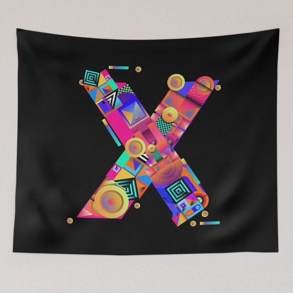 Item preview, Colorful Alphabet, Letter X designed and sold by Space-Bug.
