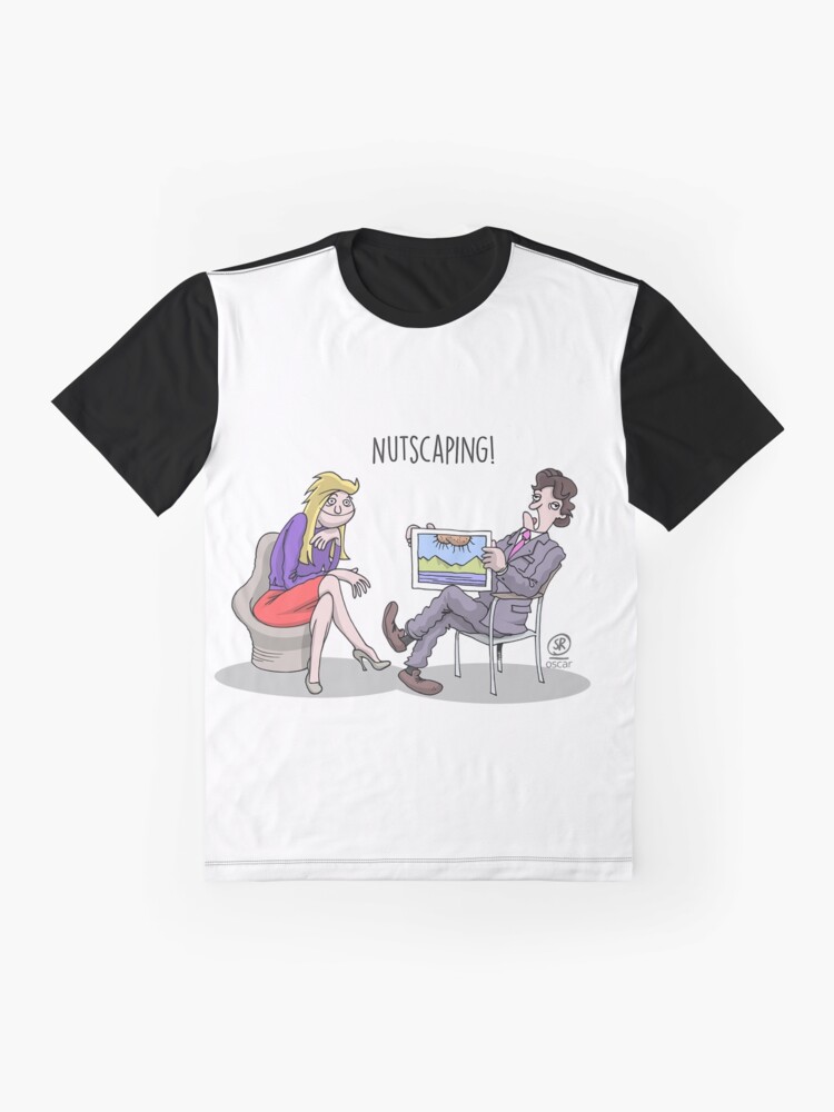 Alternate view of Nutscaping! Graphic T-Shirt
