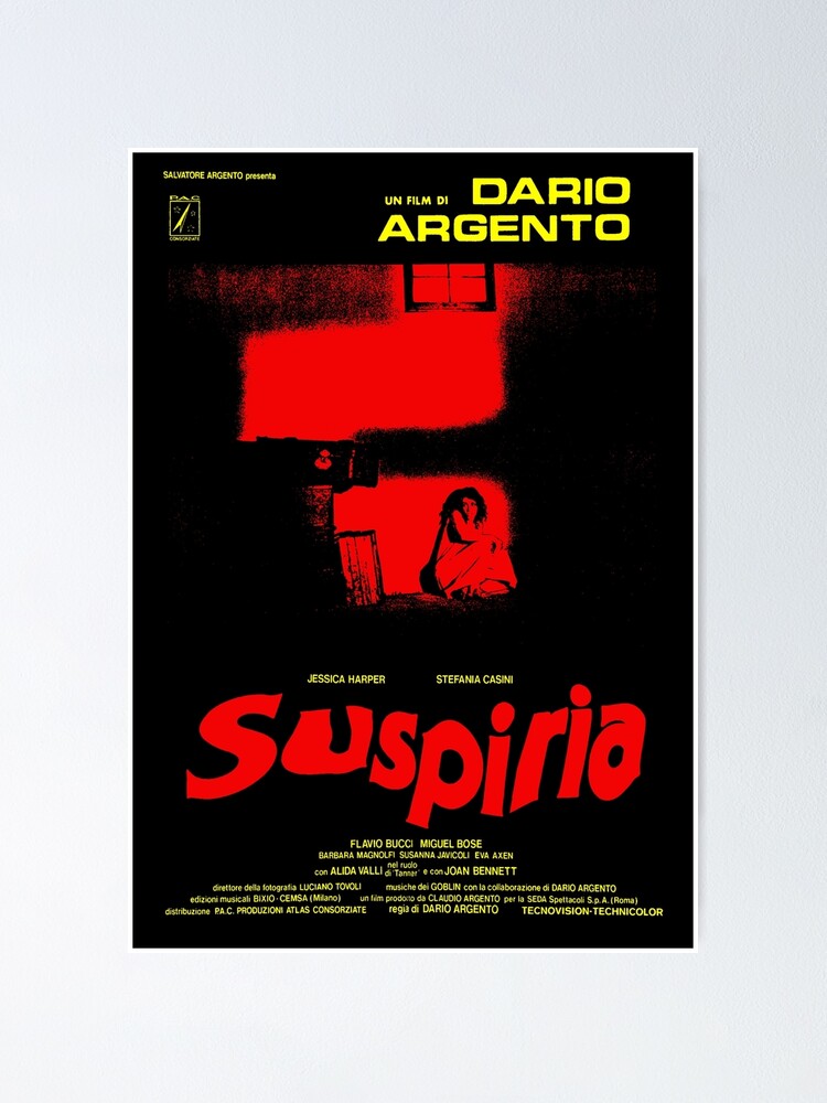SUSPIRIA Movie PHOTO Print POSTER Textless Film Art Dario Argento Italian 003