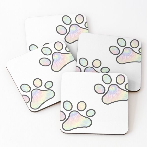 Item preview, TieDye Paw Prints designed and sold by Maddie Dyer.