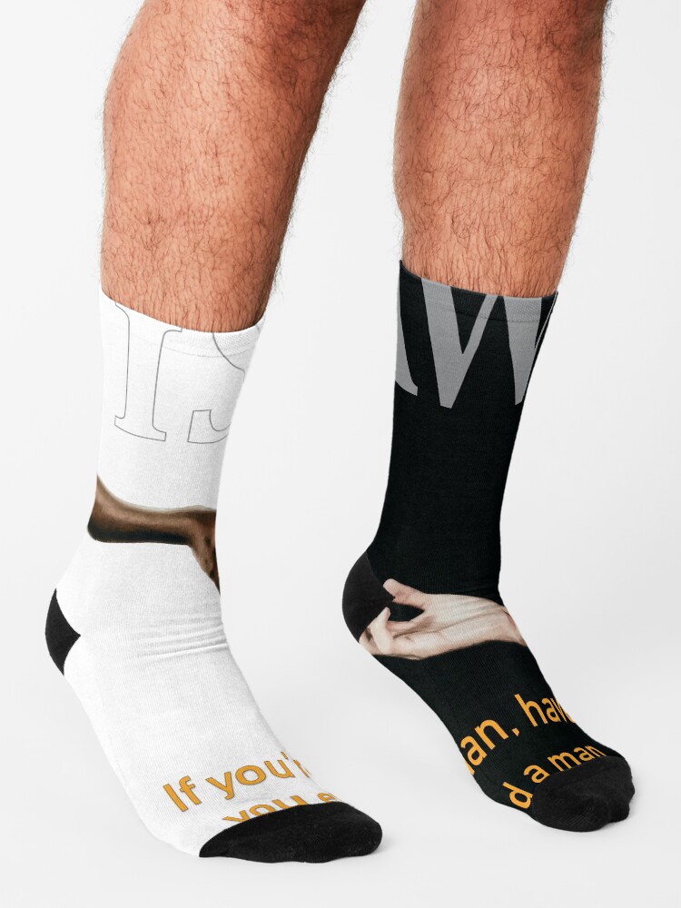 Alternate view of Have You Ever Asked A Man Out On A Date Socks