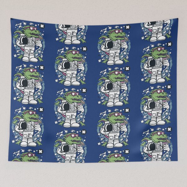 Item preview, t rex astronot,dinosaurs, meat eaters, Design2Z, Black, white, colorful, Dino, designed and sold by Design2Z.
