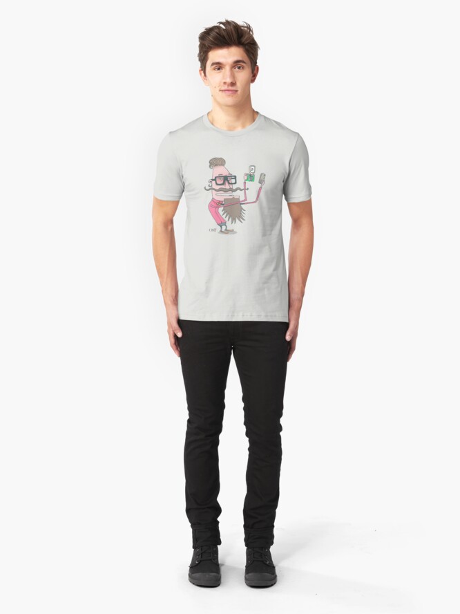Alternate view of Lomo photgrapher Slim Fit T-Shirt