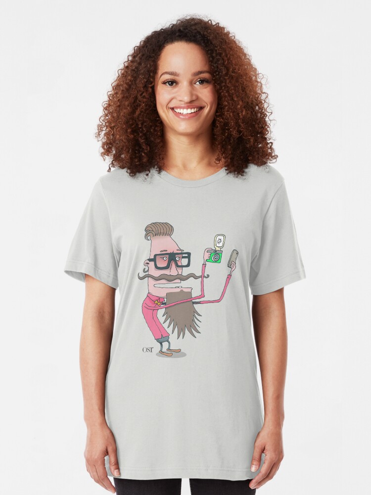 Alternate view of Lomo photgrapher Slim Fit T-Shirt