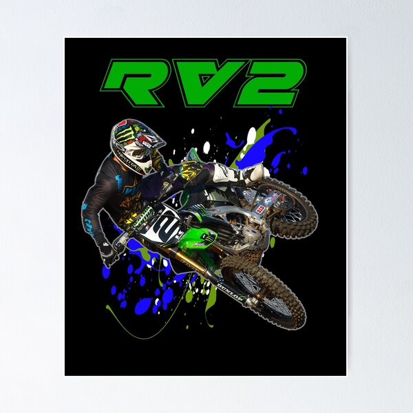 Motocross print by Tompico