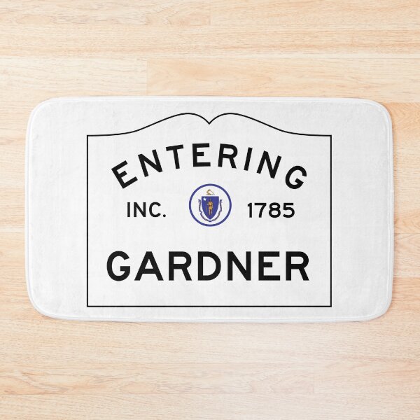 Item preview, Entering Gardner Massachusetts - Commonwealth of Massachusetts Road Sign  designed and sold by NewNomads.