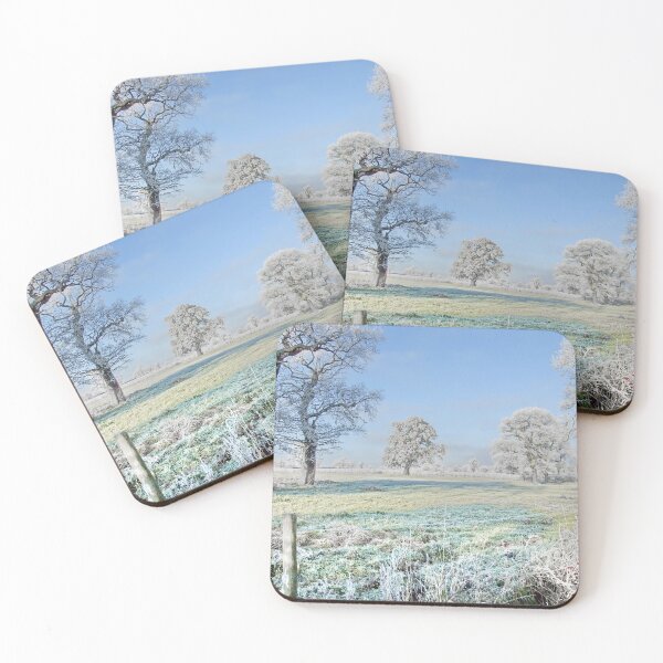 Item preview, Four Trees in a Hoar Frost designed and sold by AnnDixon.