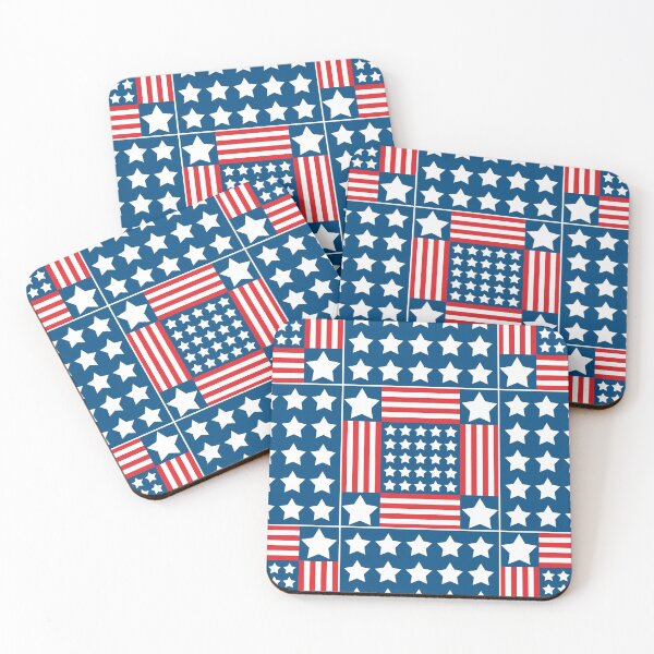 Item preview, Stars Stripes USA Checker Pattern 2 designed and sold by MudgeStudios.