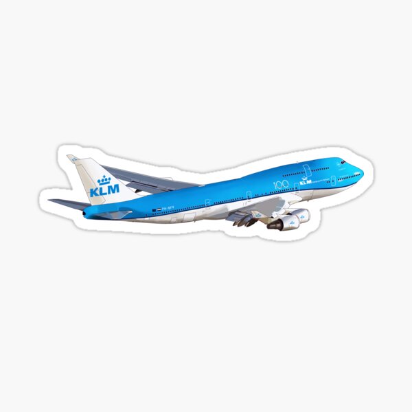 Boeing 747 KLM royal dutch airlines Sticker