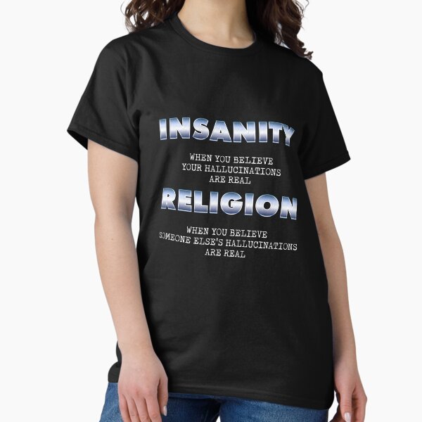 Artikel-Vorschau von Religion GEGEN Wahnsinn - Antireligion der Atheisten, designt und verkauft von StellarShirts.