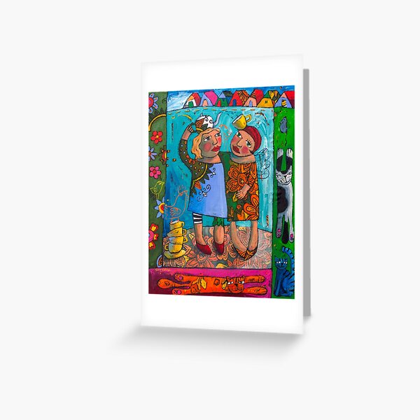 Soul Sisters kitty love Greeting Card
