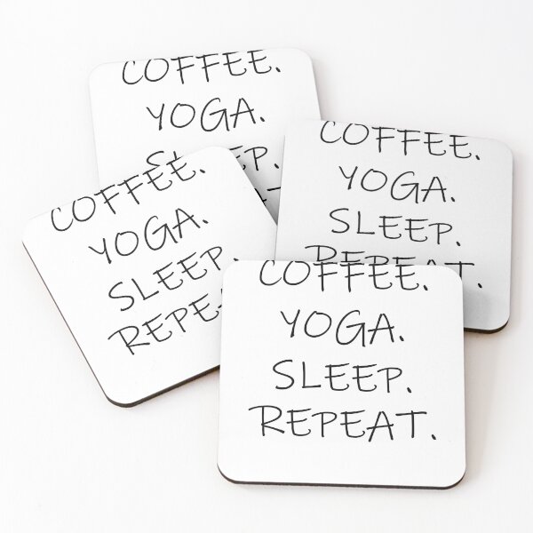 Item preview, Coffe, Yoga, Sleep, Repeat. yoga top designed and sold by PetrKad.