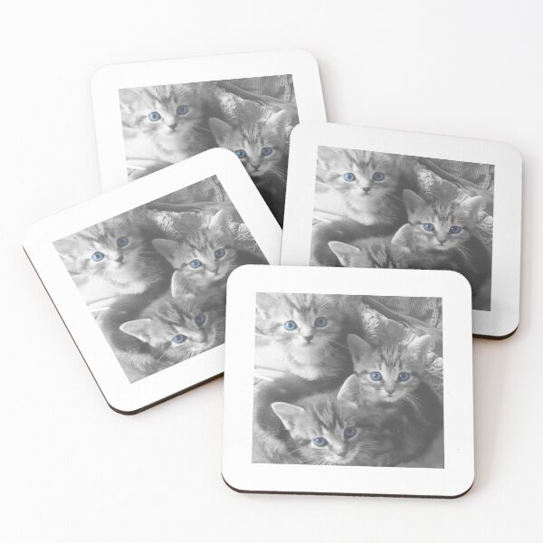 Item preview, 3 kittens with blue eyes designed and sold by un-artiges.