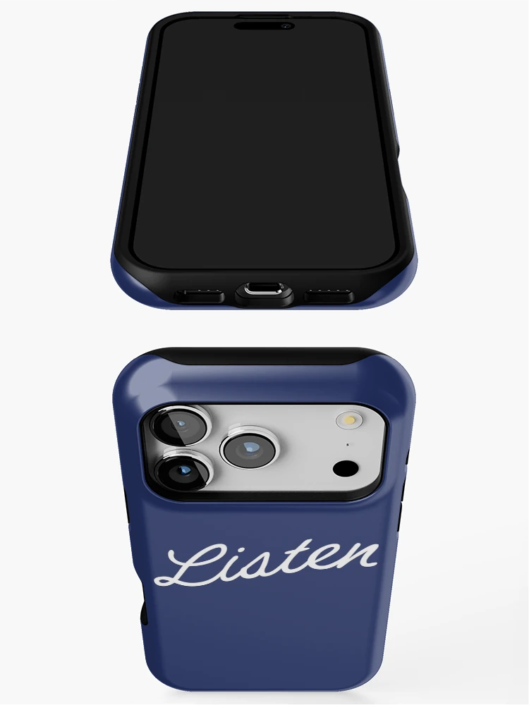 Thumbnail 3 of 4, iPhone Case, Listen Script designed and sold by npdstudio.