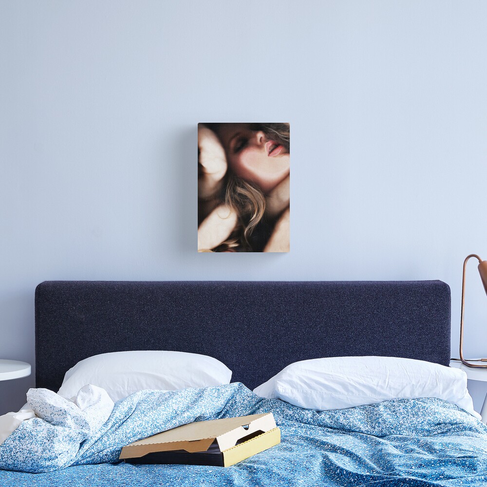 Mixed Media Self Portrait Canvas Print