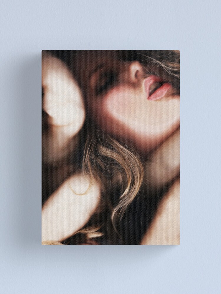 Alternate view of Mixed Media Self Portrait Canvas Print