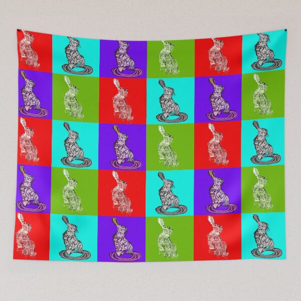 Item preview, Andy Worhol hare designed and sold by Chloemcglinchey.