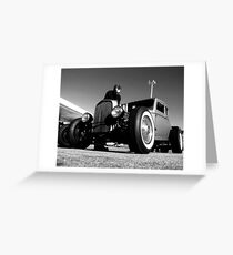 Jeff and his Car Greeting Card