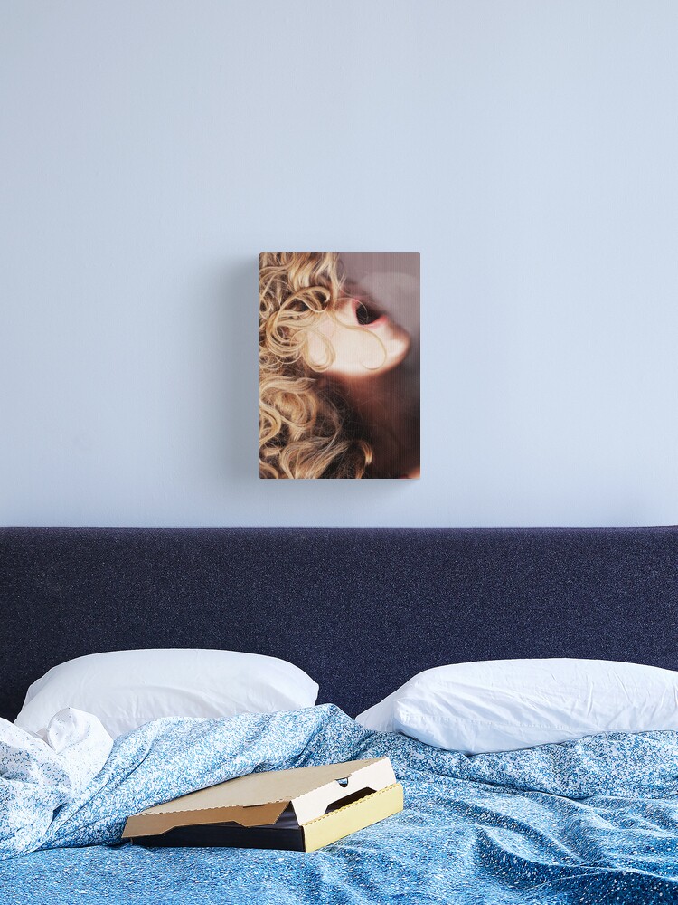Thumbnail 2 of 3, Canvas Print, Mixed Media Self Portrait designed and sold by Lady-Scream.
