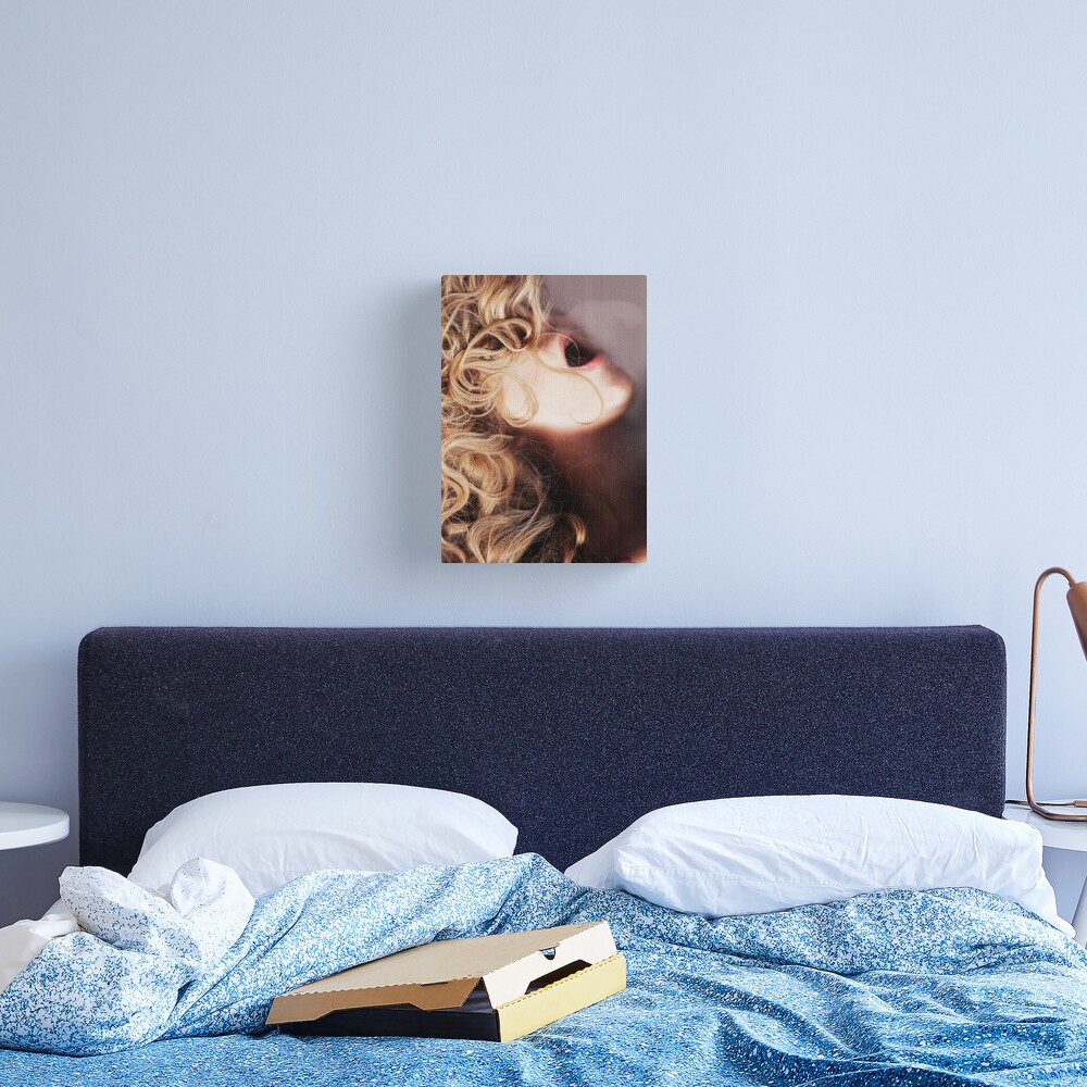 Mixed Media Self Portrait Canvas Print