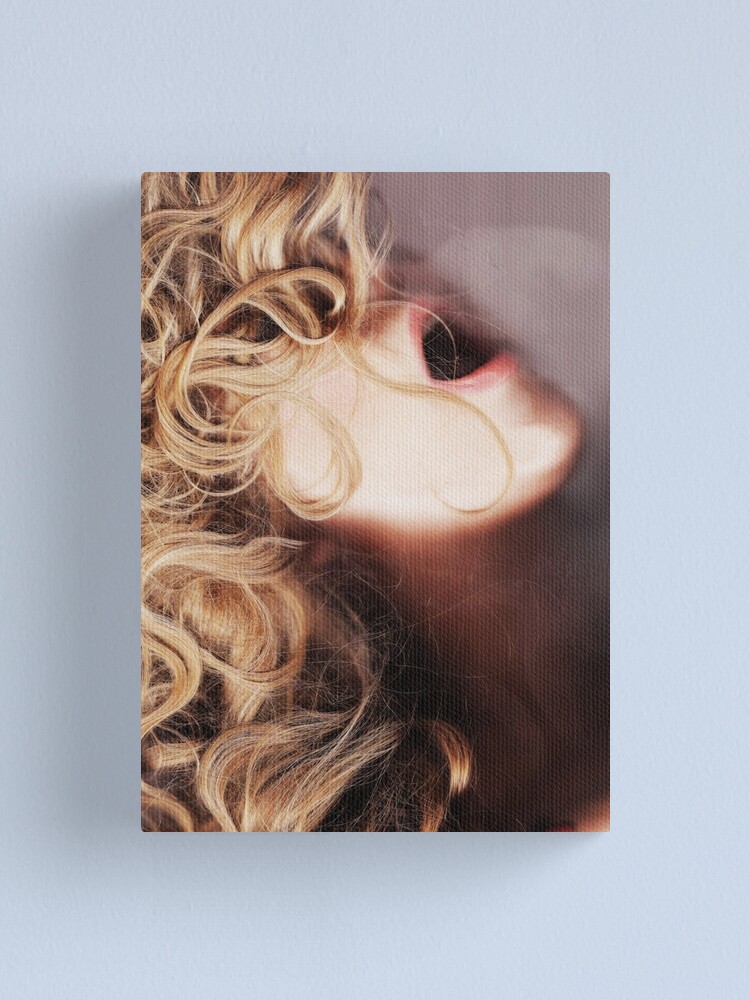 Alternate view of Mixed Media Self Portrait Canvas Print