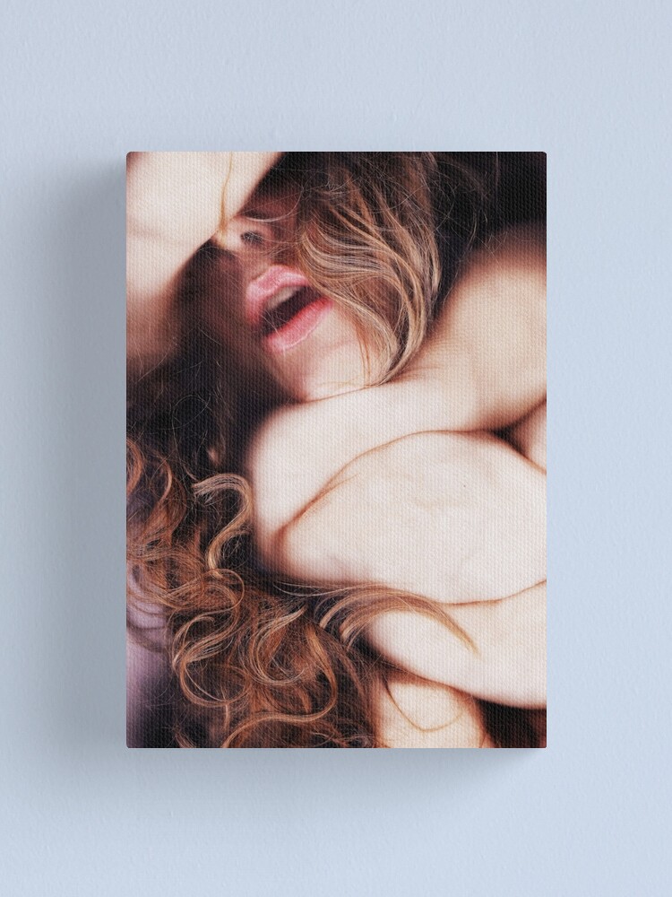 Alternate view of Mixed Media Self Portrait Canvas Print