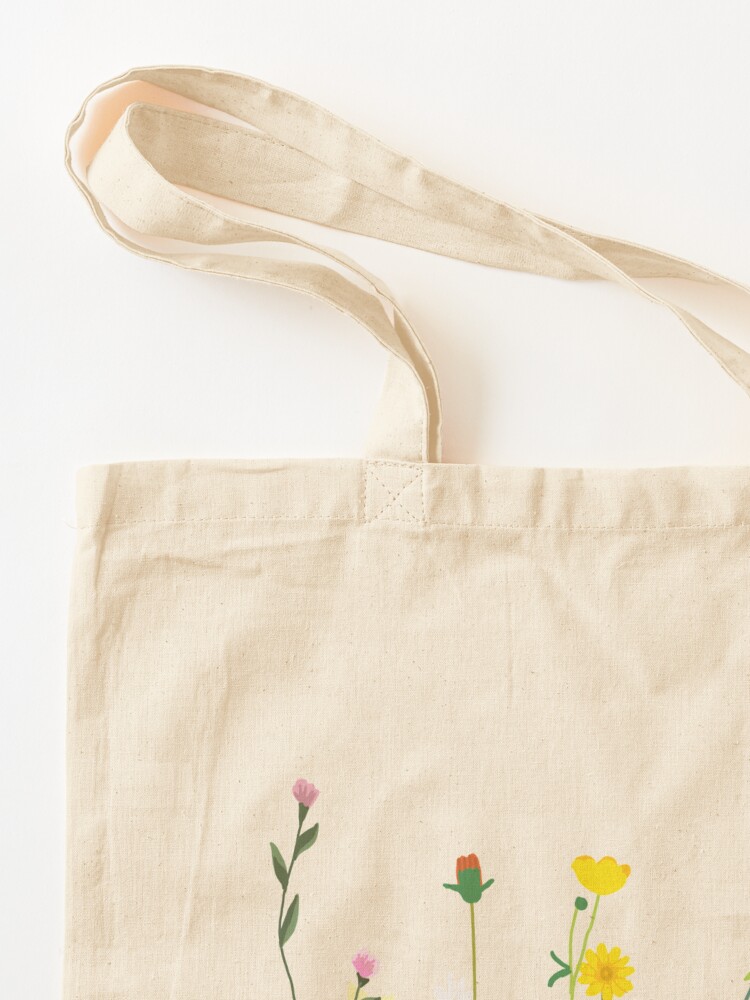 Wildflower Bouquet Tote Bag