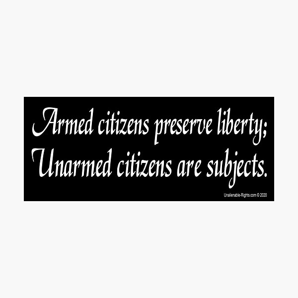 Armed Photographic Print