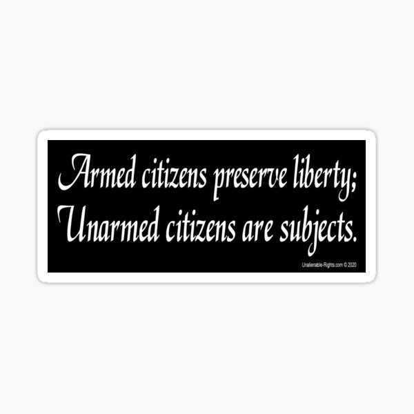 Armed Sticker