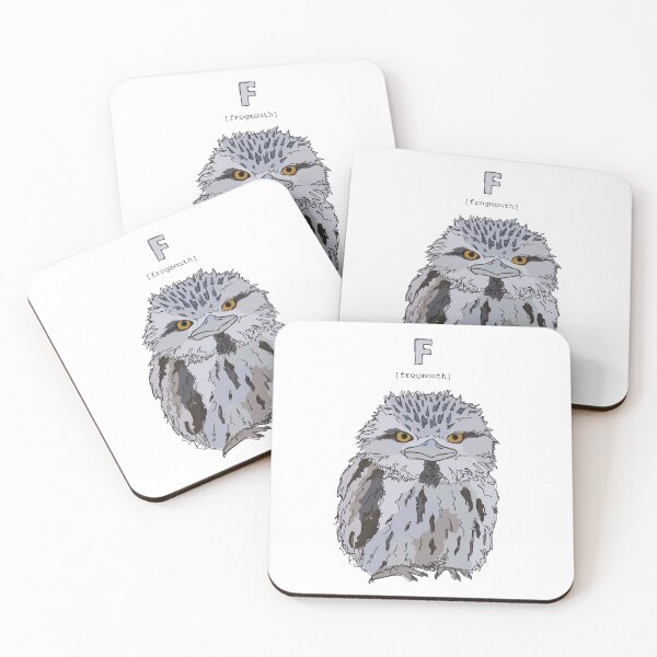 Item preview, Funky Animal Alphabet: F is for Frogmouth designed and sold by abigailhausman.