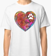 Dog Art - Puppy Love 2 - Sharon Cummings Classic T-Shirt