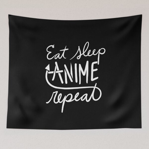 Item preview, Eat Sleep Anime Repeat  designed and sold by FrictionMaxxing.
