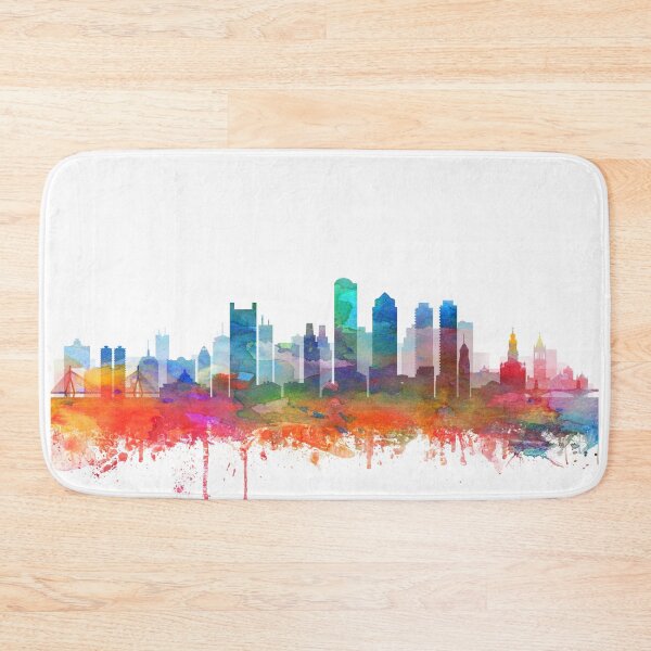 Artikelvorschau, Boston Skyline Aquarell von Zouzounio Art entworfen und verkauft von zouzounioart.