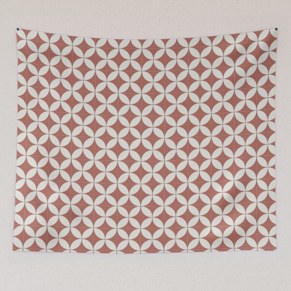 Item preview, Red Circle Tile designed and sold by the-outfoxed.