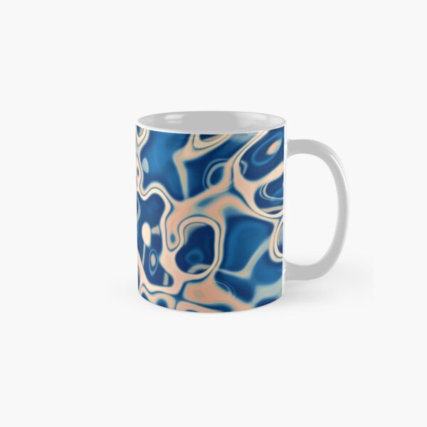 Abstraction of DarkSlateBlue Bisque Classic Mug