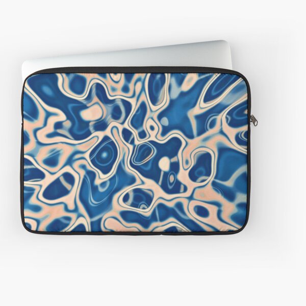 Abstraction of DarkSlateBlue Bisque Laptop Sleeve