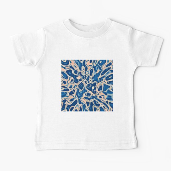 Abstraction of DarkSlateBlue Bisque Baby T-Shirt