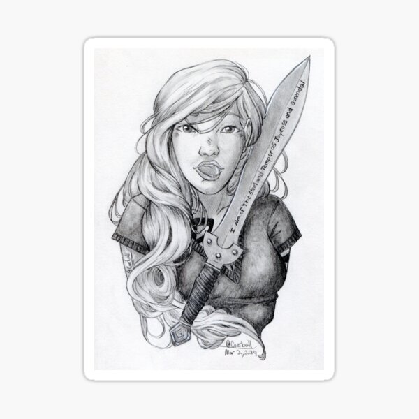 Emma Carstairs Fanart Sticker