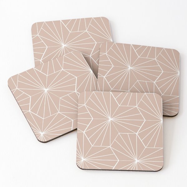 Item preview, Pink Dandelion Hex Tile designed and sold by the-outfoxed.