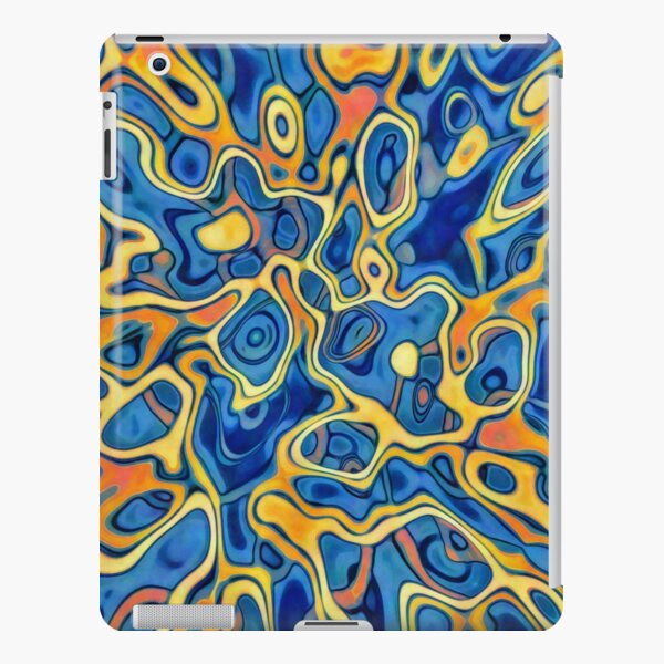 Abstraction of SteelBlue Golden Grass iPad Snap Case