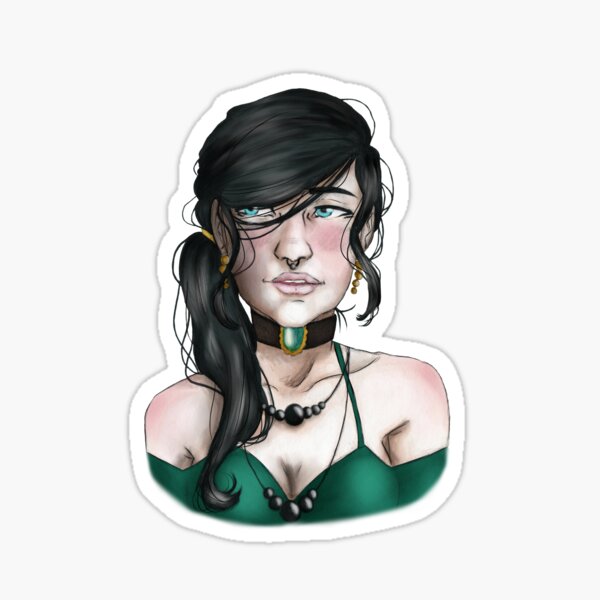 Imogen portrait Sticker