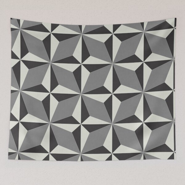 Item preview, Black and Gray Diamond Tile designed and sold by the-outfoxed.